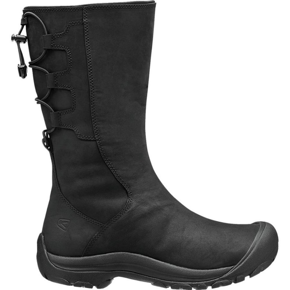 Keen Women's Black Winthrop II WP Tie Outdoor Trail Hiking Boots Size 8